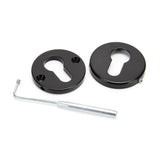 From The Anvil - Black 52mm Regency Concealed Escutcheon | Sku. 45466 | Trade Door Handles.