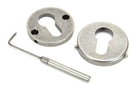 From The Anvil - Pewter 52mm Regency Concealed Escutcheon | Sku. 45467 | Trade Door Handles.