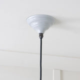 From The Anvil - Hammered Nickel Harborne Pendant in Birch | Sku. 45472BI | Trade Door Handles.