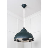From The Anvil - Hammered Nickel Harborne Pendant in Dingle | Sku. 45472DI | Trade Door Handles.