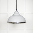 From The Anvil - Hammered Nickel Harborne Pendant in Flock | Sku. 45472F | Trade Door Handles.