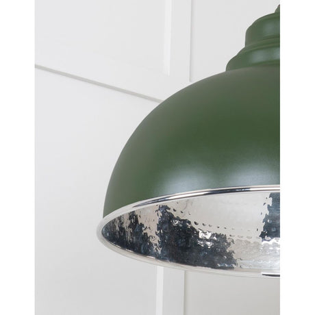 From The Anvil - Hammered Nickel Harborne Pendant in Heath | Sku. 45472H | Trade Door Handles.