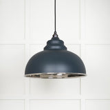 From The Anvil - Hammered Nickel Harborne Pendant in Soot | Sku. 45472SO | Trade Door Handles.