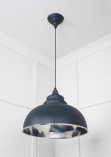 From The Anvil - Hammered Nickel Harborne Pendant in Soot | Sku. 45472SO | Trade Door Handles.