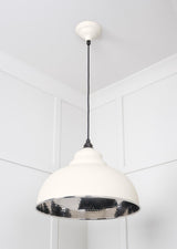 From The Anvil - Hammered Nickel Harborne Pendant in Teasel | Sku. 45472TE | Trade Door Handles.