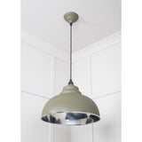 From The Anvil - Hammered Nickel Harborne Pendant in Tump | Sku. 45472TU | Trade Door Handles.
