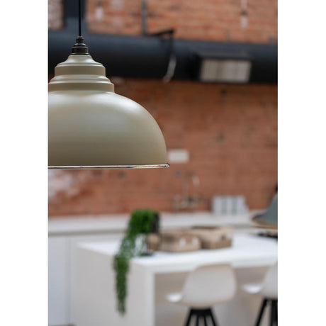 From The Anvil - Hammered Nickel Harborne Pendant in Tump | Sku. 45472TU | Trade Door Handles.