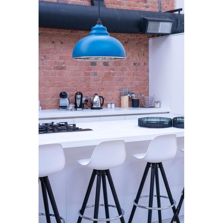 From The Anvil - Hammered Nickel Harborne Pendant in Upstream | Sku. 45472U | Trade Door Handles.