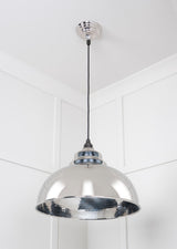 From The Anvil - Hammered Nickel Harborne Pendant | Sku. 45472 | Trade Door Handles.