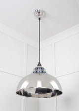 From The Anvil - Hammered Nickel Harborne Pendant | Sku. 45472 | Trade Door Handles.