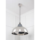 From The Anvil - Hammered Nickel Harborne Pendant | Sku. 45472 | Trade Door Handles.