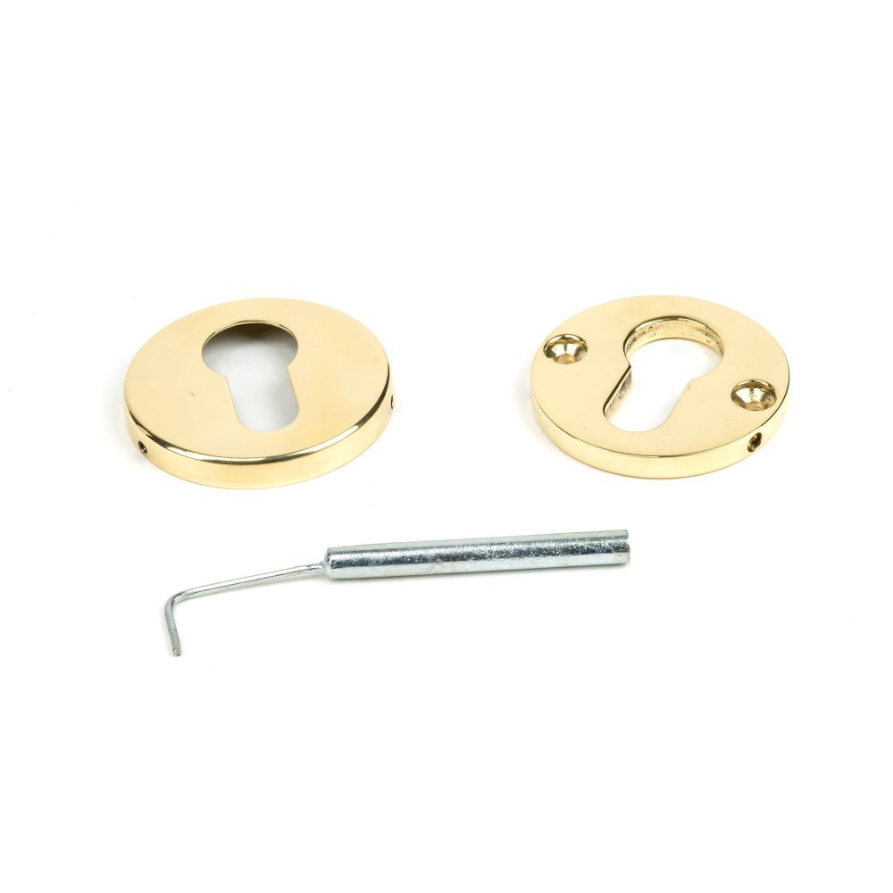 From The Anvil - Aged Brass 52mm Regency Concealed Escutcheon | Sku. 45473 | Trade Door Handles.