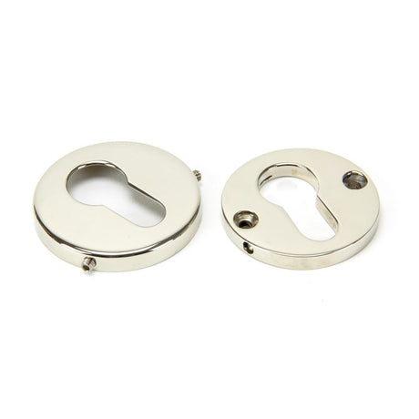 From The Anvil - Polished Nickel 52mm Regency Concealed Escutcheon | Sku. 45474 | Trade Door Handles.