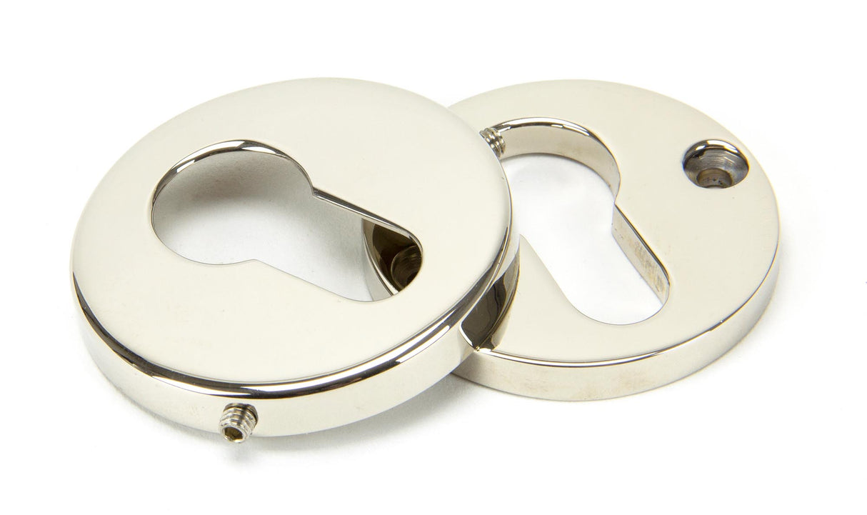 From The Anvil - Polished Nickel 52mm Regency Concealed Escutcheon | Sku. 45474 | Trade Door Handles.