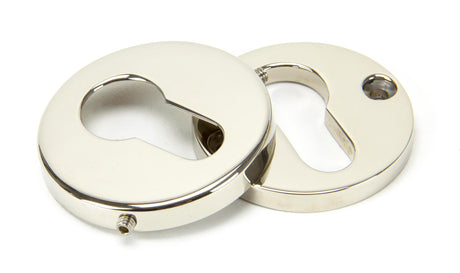 From The Anvil - Polished Nickel 52mm Regency Concealed Escutcheon | Sku. 45474 | Trade Door Handles.