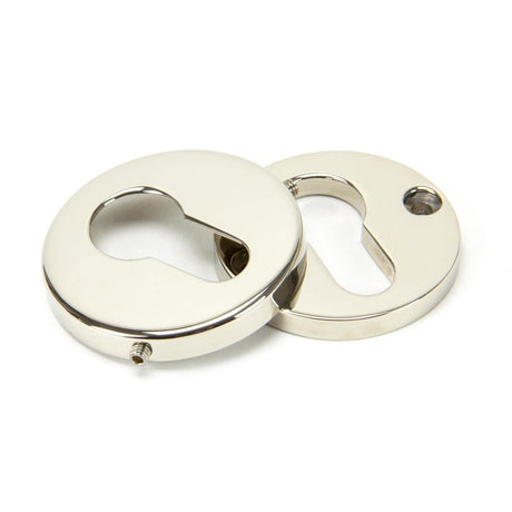 From The Anvil - Polished Nickel 52mm Regency Concealed Escutcheon | Sku. 45474 | Trade Door Handles.