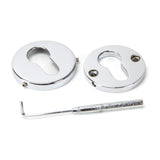 From The Anvil - Polished Chrome 52mm Regency Concealed Escutcheon | Sku. 45475 | Trade Door Handles.