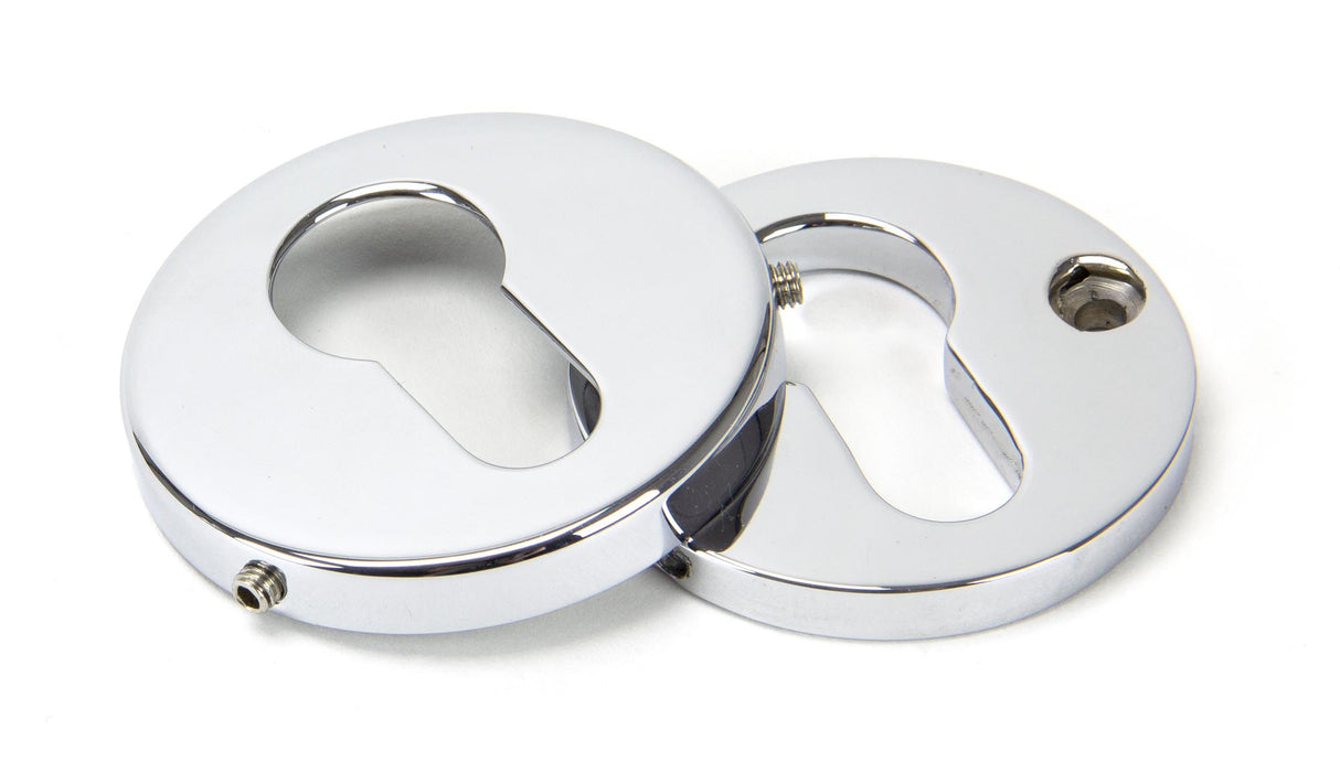 From The Anvil - Polished Chrome 52mm Regency Concealed Escutcheon | Sku. 45475 | Trade Door Handles.