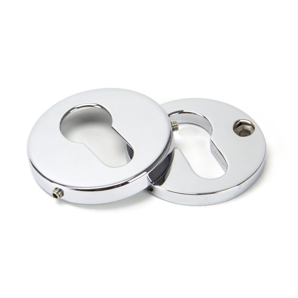 From The Anvil - Polished Chrome 52mm Regency Concealed Escutcheon | Sku. 45475 | Trade Door Handles.