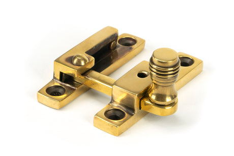 From The Anvil - Aged Brass Prestbury Quadrant Fastener - Narrow | Sku. 45479 | Trade Door Handles.