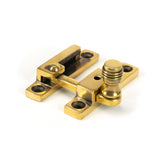 From The Anvil - Aged Brass Prestbury Quadrant Fastener - Narrow | Sku. 45479 | Trade Door Handles.