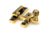 From The Anvil - Aged Brass Beehive Quadrant Fastener - Narrow | Sku. 45480 | Trade Door Handles.