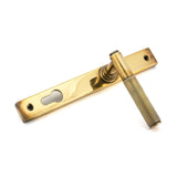 From The Anvil - Aged Brass Brompton Slimline Lever Espag. Lock Set | Sku. 45499 | Trade Door Handles.