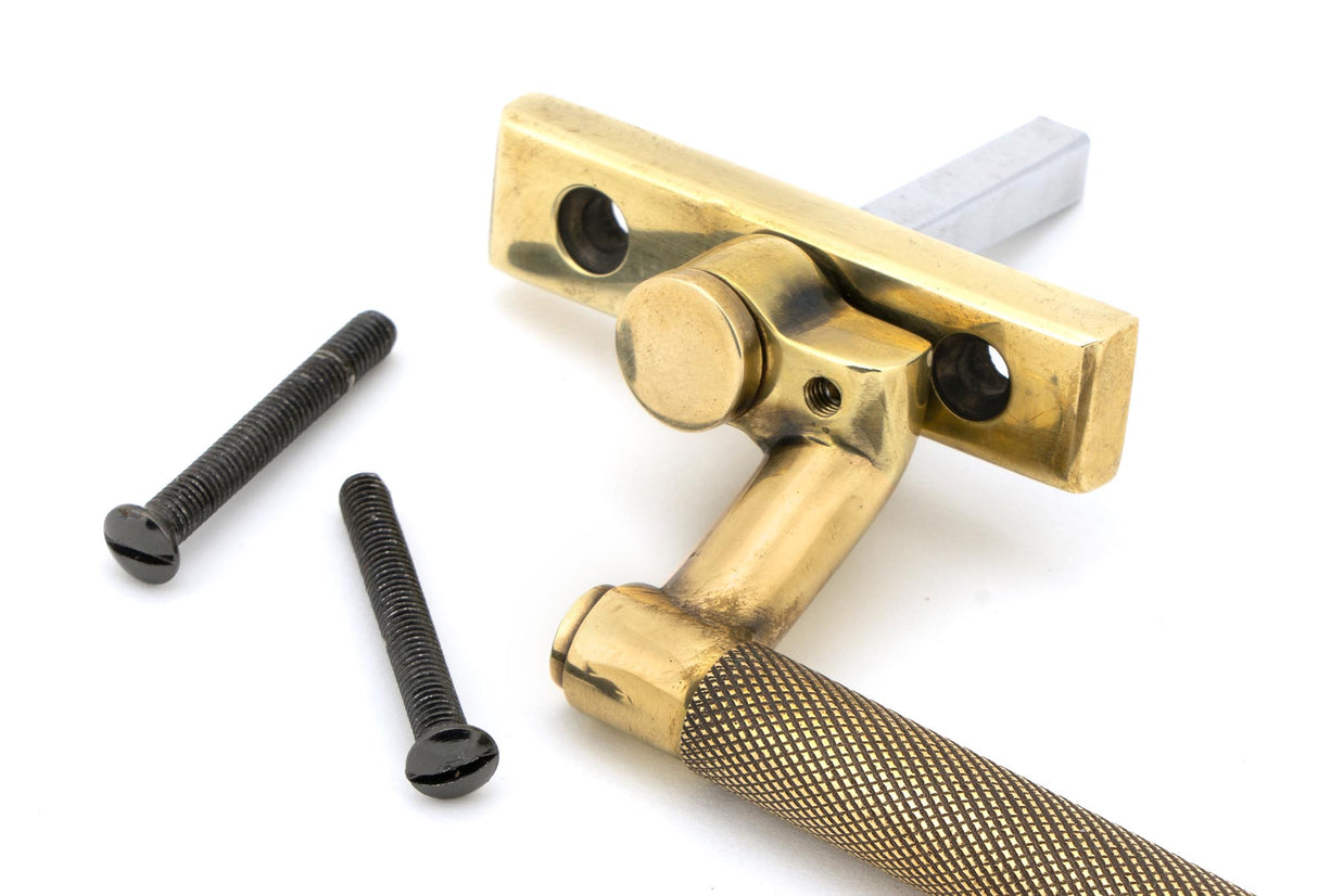 From The Anvil - Aged Brass Brompton Espag - LH | Sku. 45503 | Trade Door Handles.