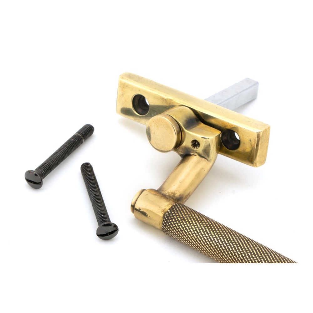 From The Anvil - Aged Brass Brompton Espag - LH | Sku. 45503 | Trade Door Handles.