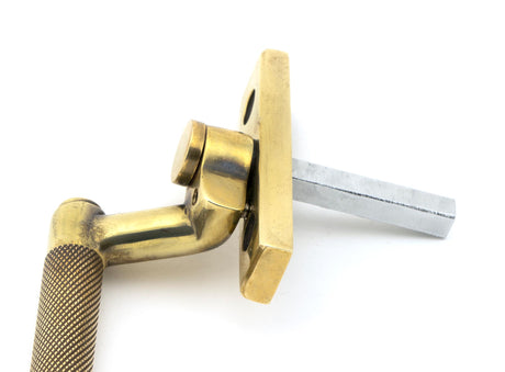 From The Anvil - Aged Brass Brompton Espag - LH | Sku. 45503 | Trade Door Handles.