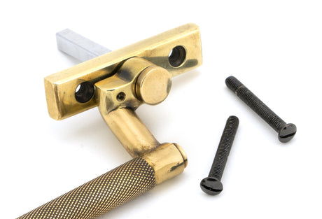 From The Anvil - Aged Brass Brompton Espag - RH | Sku. 45504 | Trade Door Handles.