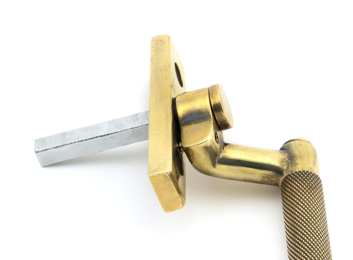 From The Anvil - Aged Brass Brompton Espag - RH | Sku. 45504 | Trade Door Handles.
