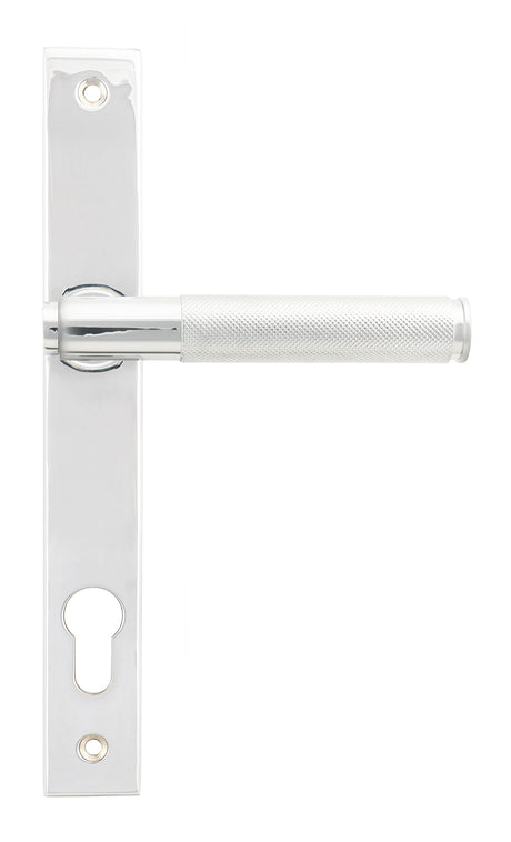 From The Anvil - Polished Chrome Brompton Slimline Lever Espag. Lock Set | Sku. 45525 | Trade Door Handles.