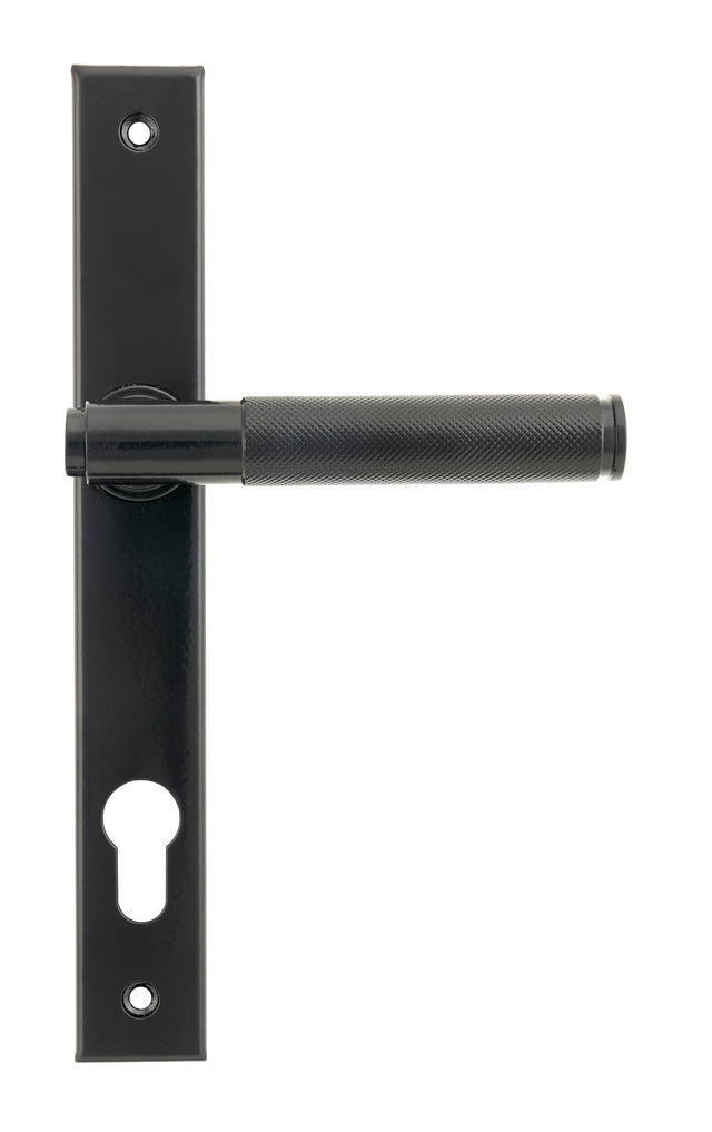 From The Anvil - Black Brompton Slimline Lever Espag. Lock Set | Sku. 45527 | Trade Door Handles.