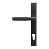 From The Anvil - Matt Black Brompton Slimline Lever Espag. Lock Set | Sku. 45528 | Trade Door Handles.