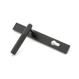 From The Anvil - Matt Black Brompton Slimline Lever Espag. Lock Set | Sku. 45528 | Trade Door Handles.