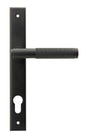 From The Anvil - Matt Black Brompton Slimline Lever Espag. Lock Set | Sku. 45528 | Trade Door Handles.