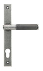 From The Anvil - Pewter Brompton Slimline Lever Espag. Lock Set | Sku. 45529 | Trade Door Handles.