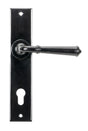 From The Anvil - Black Regency Lever Espag. Lock Set | Sku. 45589 | Trade Door Handles.