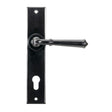 From The Anvil - Black Regency Lever Espag. Lock Set | Sku. 45589 | Trade Door Handles.