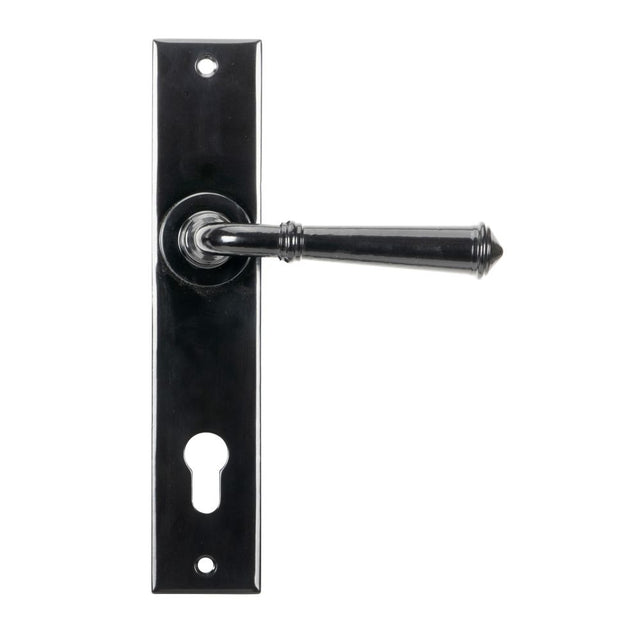 From The Anvil - Black Regency Lever Espag. Lock Set | Sku. 45589 | Trade Door Handles.