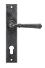 From The Anvil - External Beeswax Regency Lever Espag. Lock Set | Sku. 45590 | Trade Door Handles.