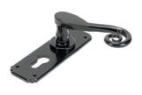 From The Anvil - Black Monkeytail Lever Euro Lock Set | Sku. 45591 | Trade Door Handles.