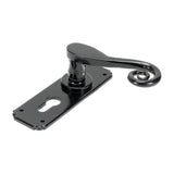 From The Anvil - Black Monkeytail Lever Euro Lock Set | Sku. 45591 | Trade Door Handles.