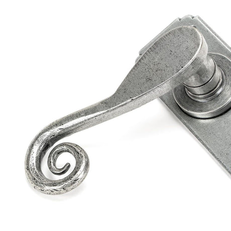From The Anvil - Pewter Monkeytail Lever Euro Lock Set | Sku. 45592 | Trade Door Handles.
