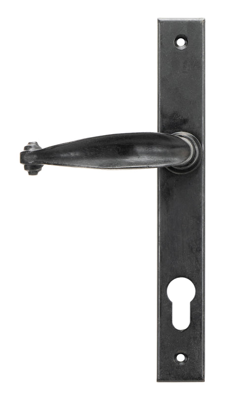 From The Anvil - External Beeswax Cottage Slimline Lever Espag. Lock Set | Sku. 45593 | Trade Door Handles.