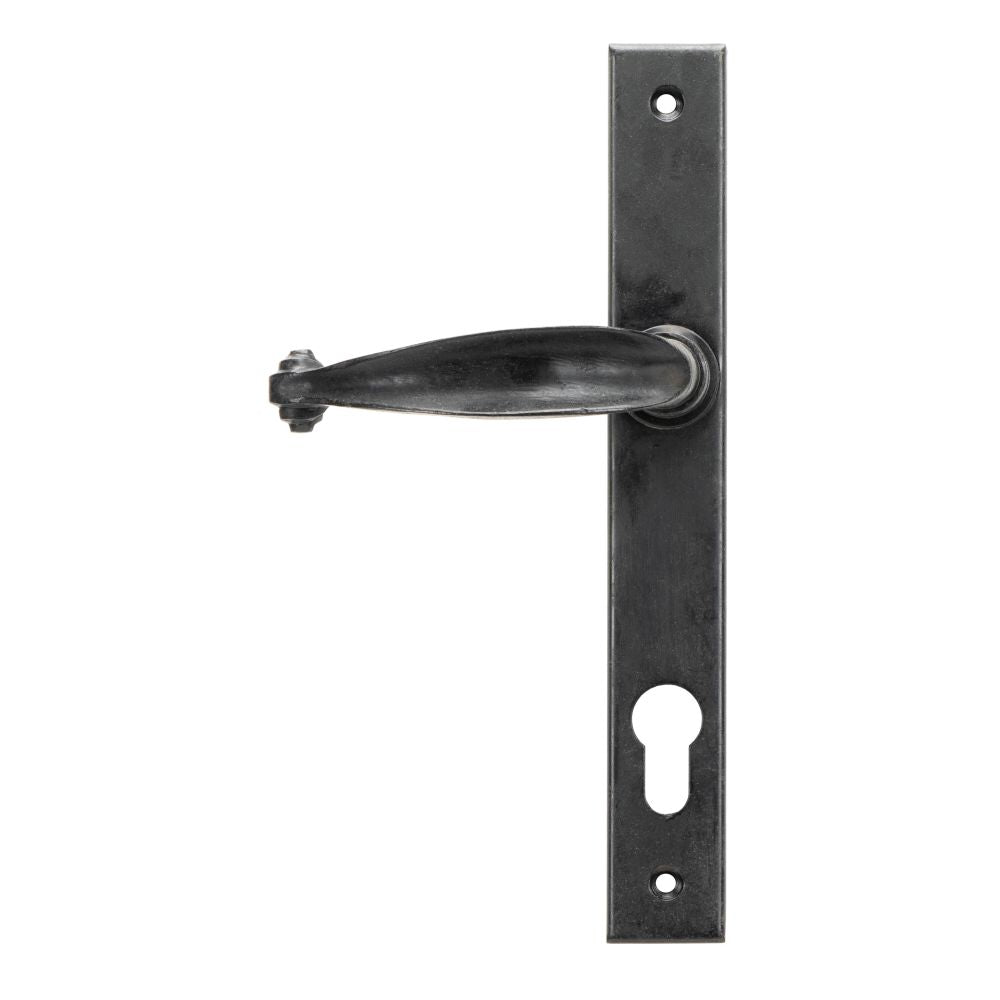 From The Anvil - External Beeswax Cottage Slimline Lever Espag. Lock Set | Sku. 45593 | Trade Door Handles.