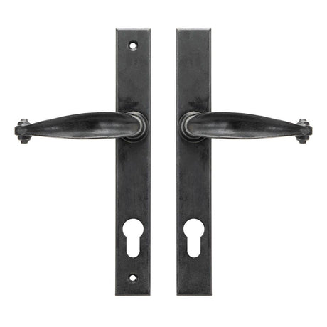 From The Anvil - External Beeswax Cottage Slimline Lever Espag. Lock Set | Sku. 45593 | Trade Door Handles.