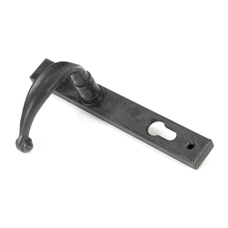 From The Anvil - External Beeswax Cottage Slimline Lever Espag. Lock Set | Sku. 45593 | Trade Door Handles.
