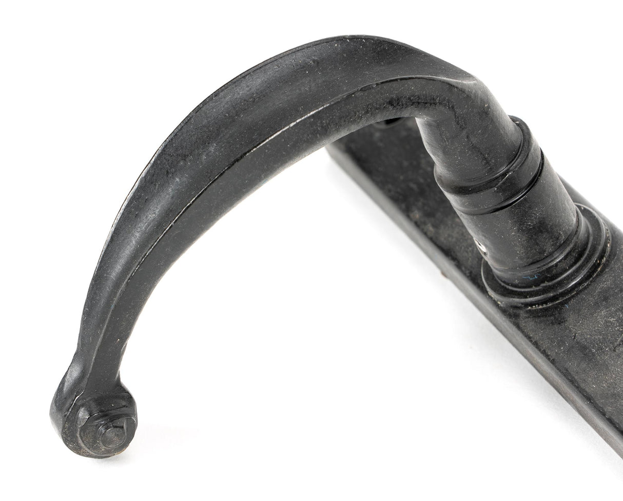 From The Anvil - External Beeswax Cottage Slimline Lever Espag. Lock Set | Sku. 45593 | Trade Door Handles.